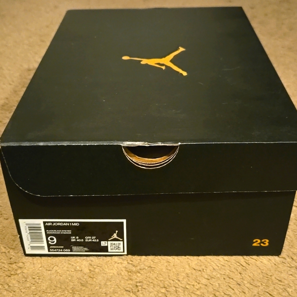 Air Jordon 1 Mid Chicago Black Toe